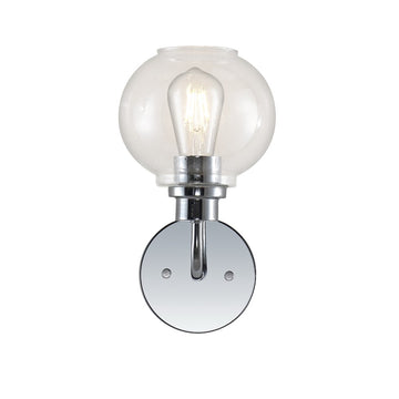 Sandrine Iron/Seeded Glass Cottage Rustic LED Vanity Light